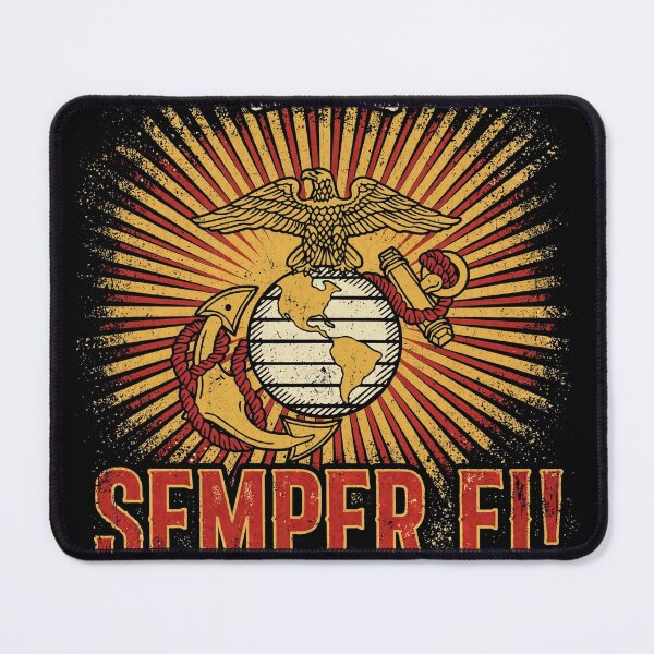 Item preview, Semper Fi US Marines EGA Vintage Poster T-Shirt designed and sold by ApplegateForce.