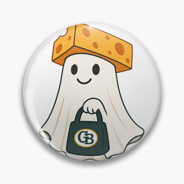 Item preview, Green-Bay Ghost Halloween Cheesehead Trick Or Treat designed and sold by PamfilOancea.