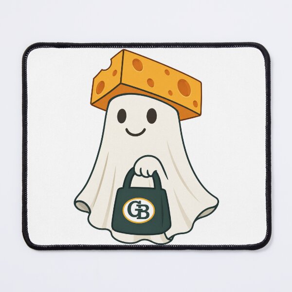 Item preview, Green-Bay Ghost Halloween Cheesehead Trick Or Treat designed and sold by PamfilOancea.
