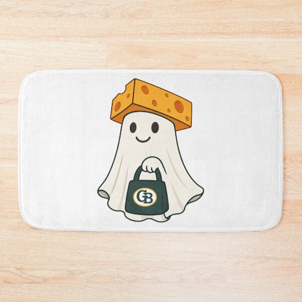 Item preview, Green-Bay Ghost Halloween Cheesehead Trick Or Treat designed and sold by PamfilOancea.