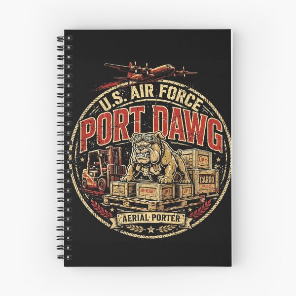 Item preview, Air Force Port Dawg Aerial Porter Bulldog T-Shirt designed and sold by ApplegateForce.