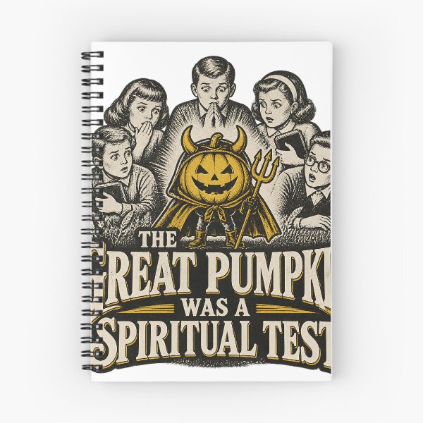 Item preview, The Great Pumpkin Was A Spiritual Test Funny Exvangelical Halloween Shirt designed and sold by GloryandFame.