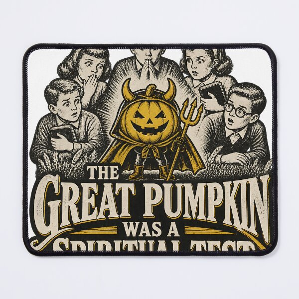 Item preview, The Great Pumpkin Was A Spiritual Test Funny Exvangelical Halloween Shirt designed and sold by GloryandFame.