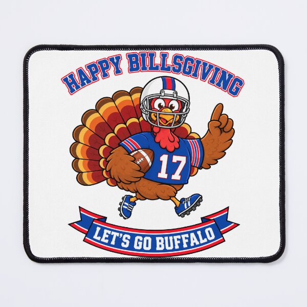 Item preview, Happy BillsGiving Turkey Mascot designed and sold by PamfilOancea.