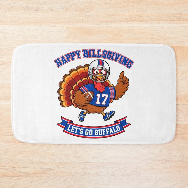 Item preview, Happy BillsGiving Turkey Mascot designed and sold by PamfilOancea.