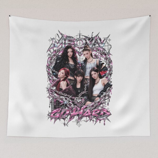 Item preview, Cyberpunk Chrome MEOVV Group Go Hard | Best Kpop Gift designed and sold by Valereekmerch.