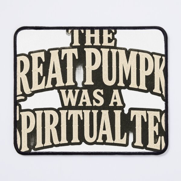 Item preview, The Great Pumpkin Was A Spiritual Test Vintage Text Funny Church Shirt designed and sold by GloryandFame.