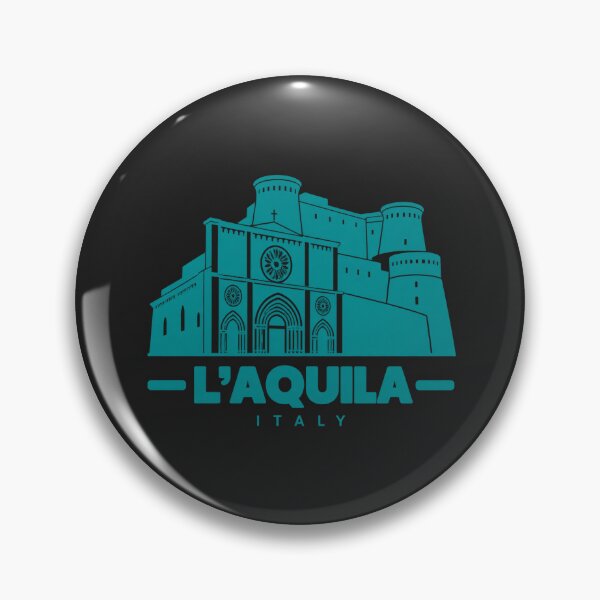 Item preview, L'Aquila Italy Line Art Landmark Poster designed and sold by CMYKStudio.