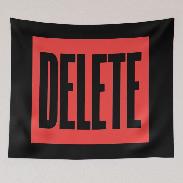 Item preview, Delete Text Minimal designed and sold by CallistoPonte.