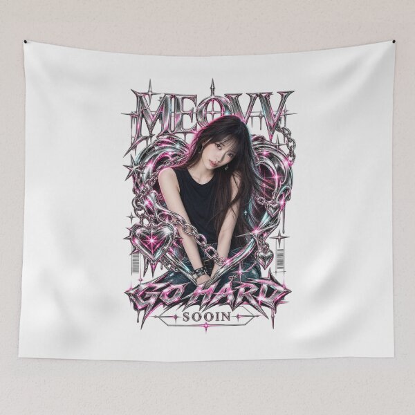 Item preview, Go Hard Era Sooin MEOVV Silver Spike | Essential Pawv Concept designed and sold by Valereekmerch.