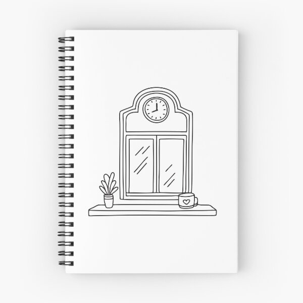 Item preview, A window close to a wall clock ticking quietly designed and sold by rasagamastore.