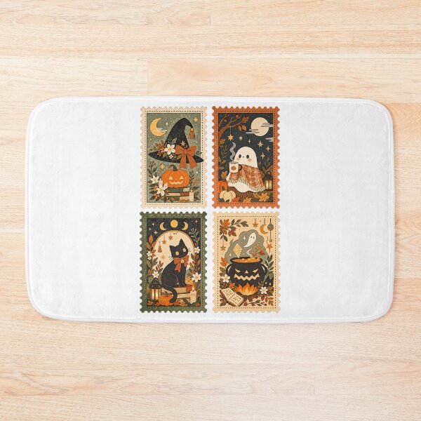 Item preview, Vintage Halloween Art Prints – Cozy Spooky Vibes  designed and sold by oganespegenh.
