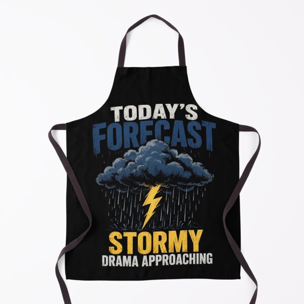 Item preview, Today's Forecast Stormy Drama Approaching Funny Sarcastic designed and sold by CF_VintageDesign.