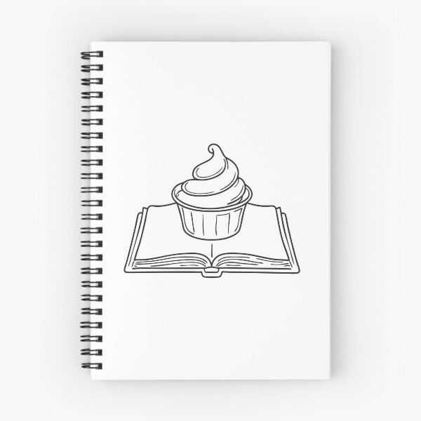 Item preview, Whipped cream near a cookbook opened to a dessert page designed and sold by rasagamastore.