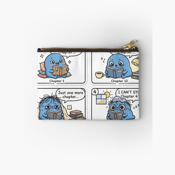Item preview,  I'll Sleep Early vs 2AM Reading - Funny Bookish Comic Sticker designed and sold by Raju-Creative.