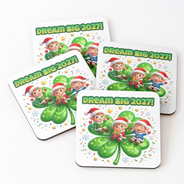 Item preview, Dream Big 2027 Lucky Clover Elves designed and sold by HoMya.