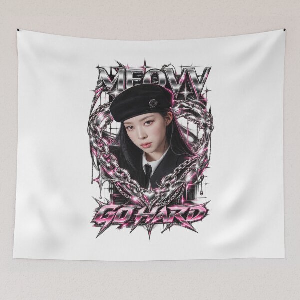 Item preview, Narin MEOVV Go Hard Silver Chain | Pawv Fandom Merch designed and sold by Valereekmerch.