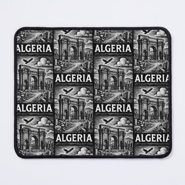 Item preview, Algeria Linocut Style designed and sold by Thistle-TShop.
