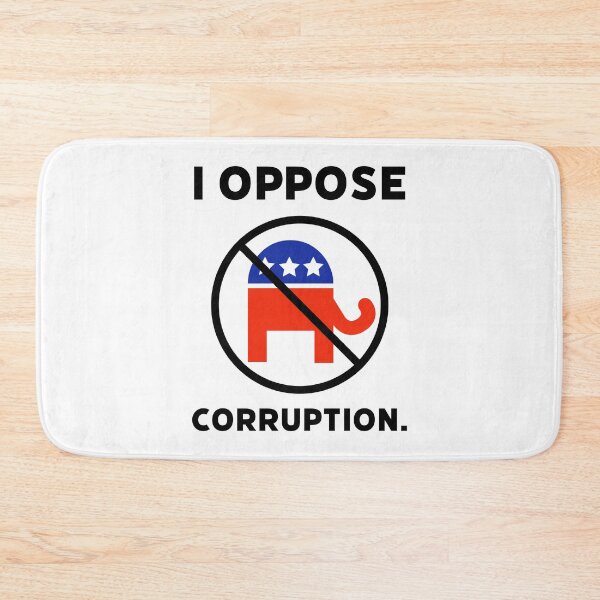 Item preview, I oppose corruption. designed and sold by Rachel the Artist .