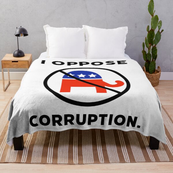 Item preview, I oppose corruption. designed and sold by Rachel the Artist .