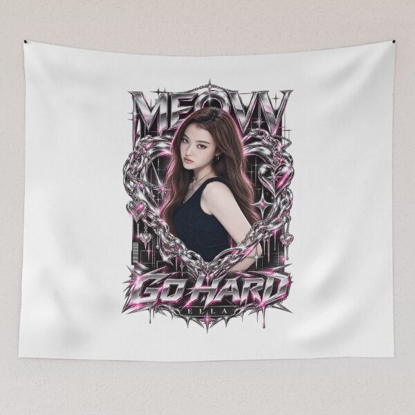 Item preview, Go Hard Era Ella MEOVV Barbed Heart | Essential Pawv Art designed and sold by Valereekmerch.
