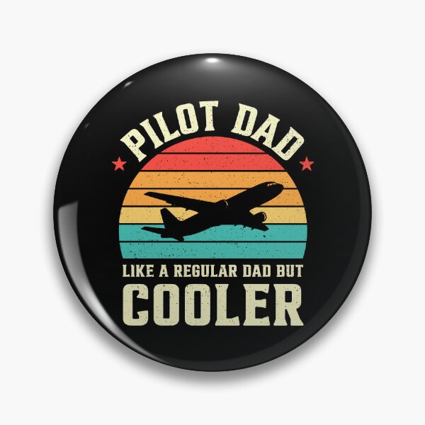 Item preview, Pilot Dad Like A Regular Dad But Cooler Retro designed and sold by RareBunny.