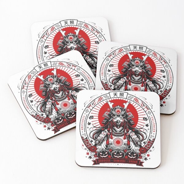 Item preview, Amaterasu Goddess Samurai Japanese Halloween Streetwear Urban Armor designed and sold by Tsuiho_art.