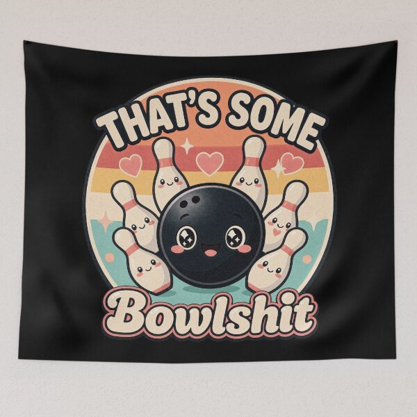 Item preview, That's Some Bowlshit Funny Bowling Pun designed and sold by Positive&FunnyThings.