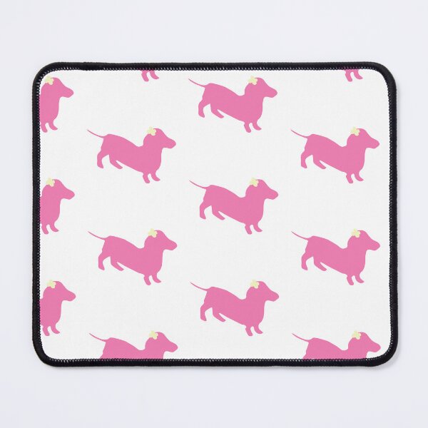 Item preview, Delightful Dachshunds in bright pink designed and sold by Quiet Waters Design.