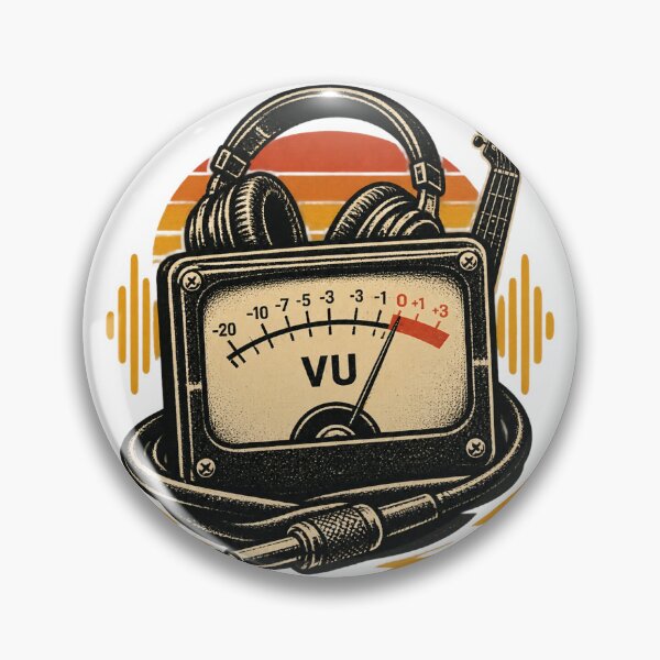 Item preview, Vintage Volume VU Meter Design for Audio Engineers and Musicians ⭐⭐⭐⭐⭐ designed and sold by NumandisArt.