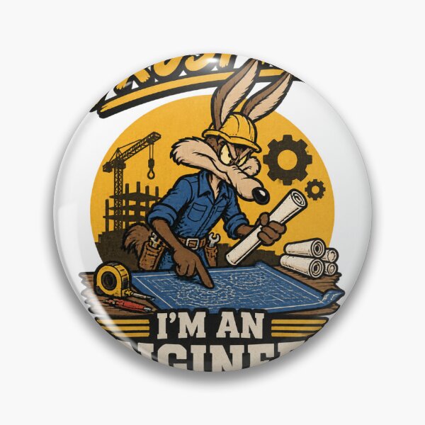 Item preview, Trust Me I'm An Engineer with Wile E Coyote Inspired Design PERFECT GIFT FOR YOU AND FRIENDS designed and sold by NumandisArt.