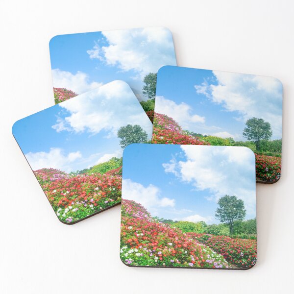 Item preview, The Blooming Hill — Impatiens in Full Color Under a Blue Sky, Chiang Mai designed and sold by Jomsunshine.