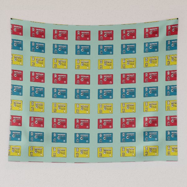 Item preview, Tokyo Subway Ticket Pass  designed and sold by lalashellsArt.