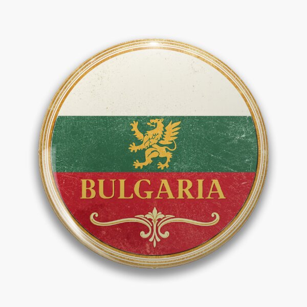 Item preview, Bulgaria Flag Shield Lion Crest Art designed and sold by VirellonInk.