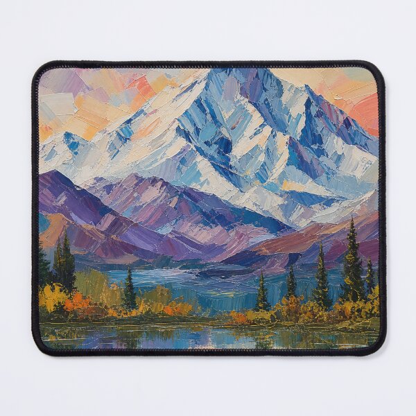 Item preview, An Abstract Portrait of Mt Mckinley, Denali National Park of Alaska designed and sold by GoodPlaceToShop.