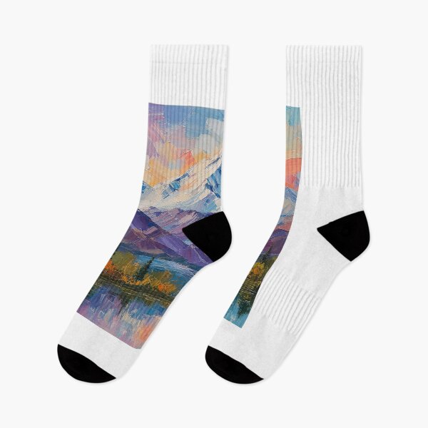 Item preview, An Abstract Portrait of Mt Mckinley, Denali National Park of Alaska designed and sold by GoodPlaceToShop.
