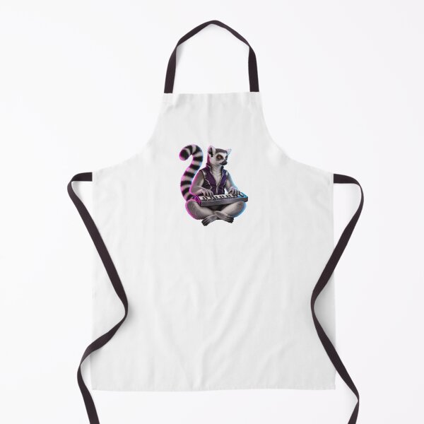 Item preview, Ring-Tailed Lemur Synth Player in Magenta and Cyan designed and sold by Mono.fi Studios.