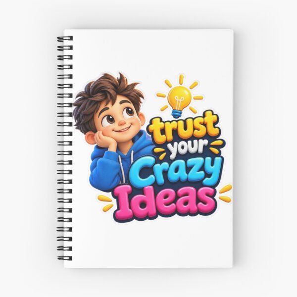 Item preview, Trust Your Crazy Ideas 3D Inspirational Cartoon designed and sold by MR4me.