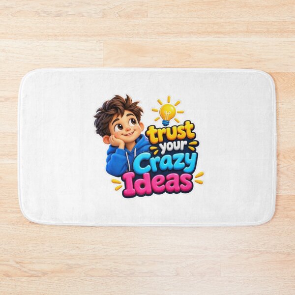 Item preview, Trust Your Crazy Ideas 3D Inspirational Cartoon designed and sold by MR4me.