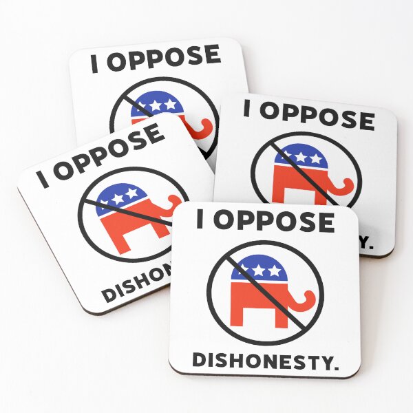 Item preview, I oppose dishonesty. designed and sold by Rachel the Artist .