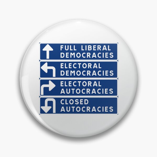 Item preview, Democracy vs. Autocracy designed and sold by ALF2023.