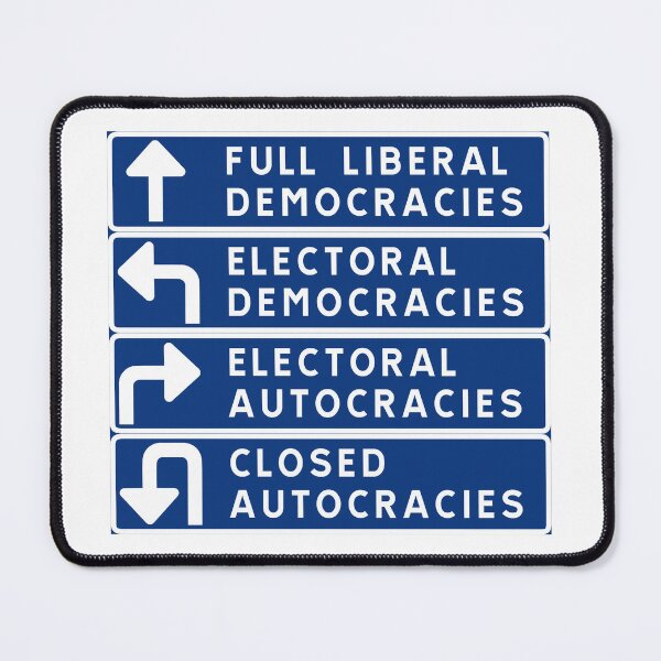 Item preview, Democracy vs. Autocracy designed and sold by ALF2023.