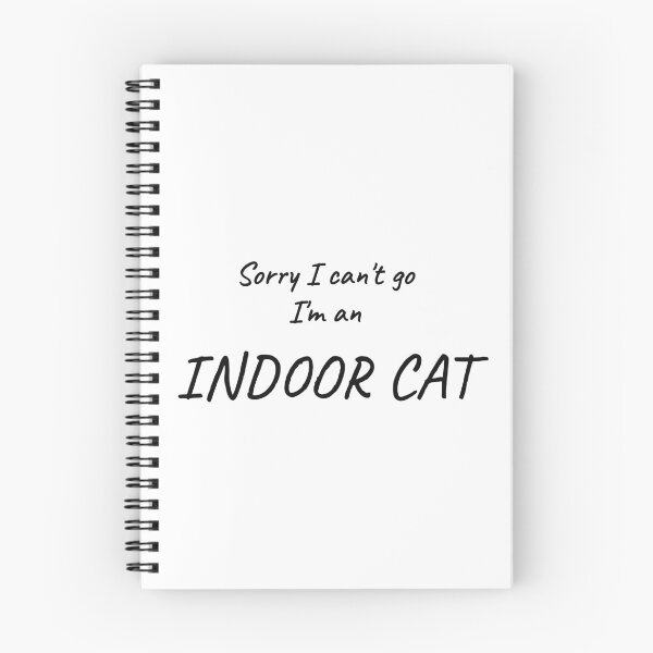Item preview, Sorry I Can't Go I'm An Indoor Cat Funny Cat Lover T-Shirt designed and sold by low battery meme design.