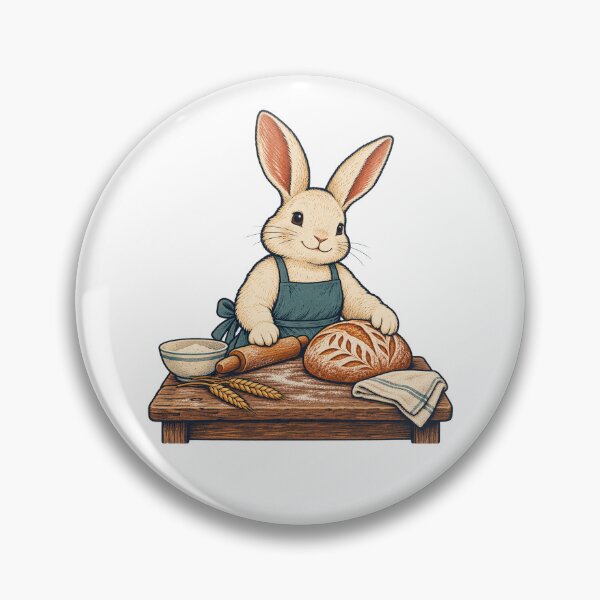 Item preview, Bunny Baker Sourdough Bread – Cozy Rabbit Baking designed and sold by suechtmpoa.