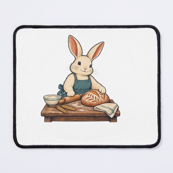 Item preview, Bunny Baker Sourdough Bread – Cozy Rabbit Baking designed and sold by suechtmpoa.