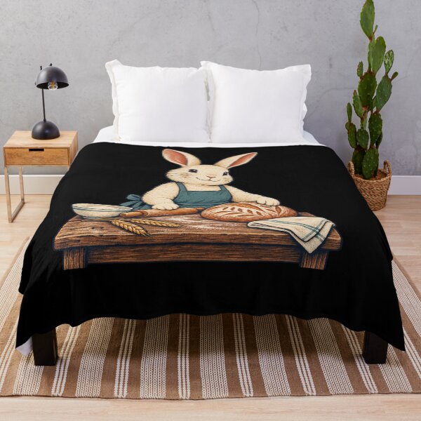 Item preview, Bunny Baker Sourdough Bread – Cozy Rabbit Baking designed and sold by suechtmpoa.