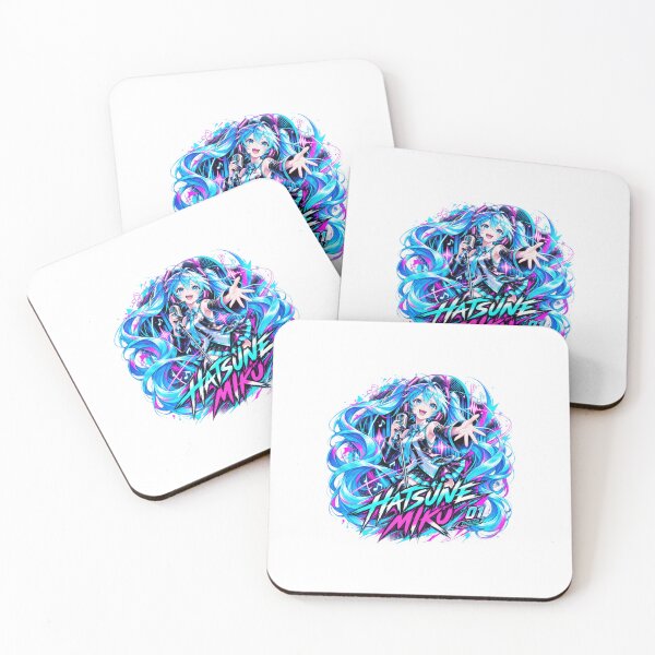 Item preview, Fan art de Hatsune Miku cantando designed and sold by RobertLeibowitz.