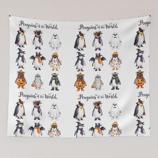 Item preview, Penguins Halloween designed and sold by Tiffany Roy.