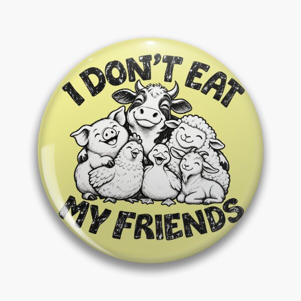Item preview, I Dont Eat my Friends Vintage designed and sold by unicorns-art.