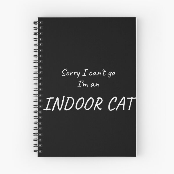 Item preview, Sorry I Can't Go I'm An Indoor Cat Funny Cat Lover T-Shirt designed and sold by low battery meme design.